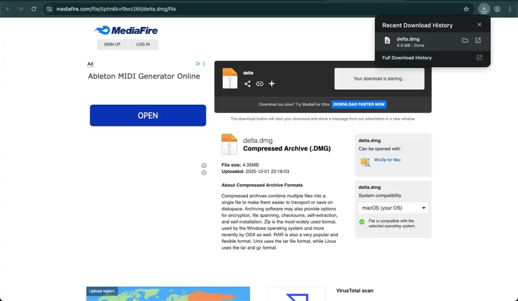 delta executor for mac